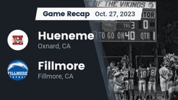Recap: Hueneme  vs. Fillmore  2023