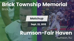 Matchup: Brick Township Memor vs. Rumson-Fair Haven  2018