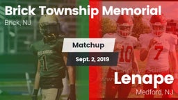 Matchup: Brick Township Memor vs. Lenape  2019