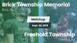 Matchup: Brick Township Memor vs. Freehold Township  2019