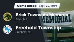 Recap: Brick Township Memorial  vs. Freehold Township  2019