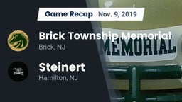 Recap: Brick Township Memorial  vs. Steinert  2019