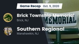 Recap: Brick Township Memorial  vs. Southern Regional  2020