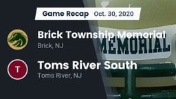 Recap: Brick Township Memorial  vs. Toms River South  2020