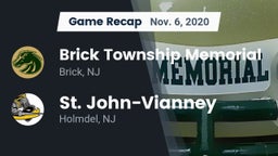 Recap: Brick Township Memorial  vs. St. John-Vianney  2020