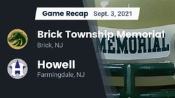 Recap: Brick Township Memorial  vs. Howell  2021