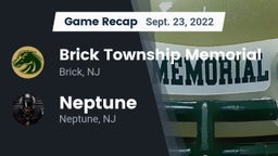 Recap: Brick Township Memorial  vs. Neptune  2022