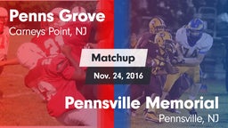 Matchup: Penns Grove vs. Pennsville Memorial  2016