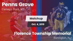 Matchup: Penns Grove vs. Florence Township Memorial  2019