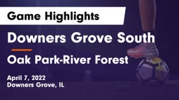 Downers Grove South  vs Oak Park-River Forest  Game Highlights - April 7, 2022