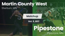 Matchup: Martin County West vs. Pipestone  2017