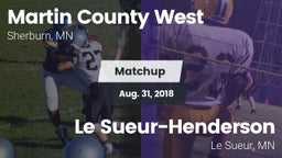 Matchup: Martin County West vs. Le Sueur-Henderson  2018