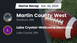 Recap: Martin County West  vs. Lake Crystal-Wellcome Memorial  2020