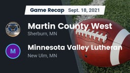 Recap: Martin County West  vs. Minnesota Valley Lutheran  2021