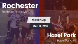 Matchup: Rochester vs. Hazel Park  2016