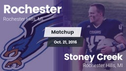 Matchup: Rochester vs. Stoney Creek  2016