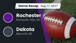 Recap: Rochester  vs. Dakota  2017