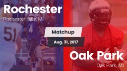 Matchup: Rochester High vs. Oak Park  2017