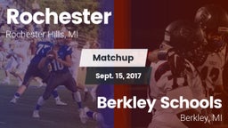 Matchup: Rochester High vs. Berkley Schools 2017
