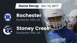 Recap: Rochester  vs. Stoney Creek  2017