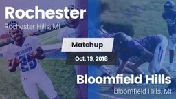 Matchup: Rochester High vs. Bloomfield Hills  2018