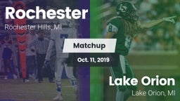 Matchup: Rochester High vs. Lake Orion  2019