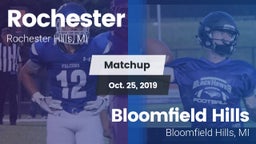 Matchup: Rochester High vs. Bloomfield Hills  2019