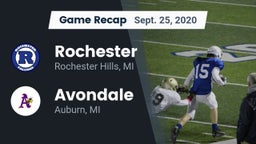 Recap: Rochester  vs. Avondale  2020