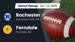 Recap: Rochester  vs. Ferndale  2020