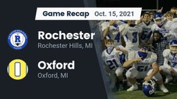 Recap: Rochester  vs. Oxford  2021