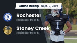Recap: Rochester  vs. Stoney Creek  2021