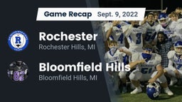 Recap: Rochester  vs. Bloomfield Hills  2022