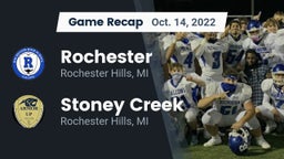Recap: Rochester  vs. Stoney Creek  2022