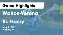 Walton-Verona  vs St. Henry Game Highlights - May 2, 2022