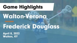 Walton-Verona  vs Frederick Douglass Game Highlights - April 8, 2022