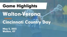 Walton-Verona  vs Cincinnati Country Day Game Highlights - May 5, 2023