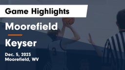 Moorefield  vs Keyser  Game Highlights - Dec. 5, 2023