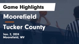 Moorefield  vs Tucker County  Game Highlights - Jan. 2, 2024