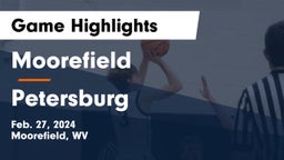 Moorefield  vs Petersburg  Game Highlights - Feb. 27, 2024
