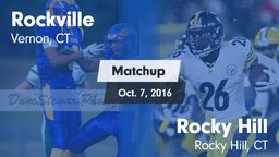 Matchup: Rockville vs. Rocky Hill  2016