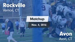 Matchup: Rockville vs. Avon  2016