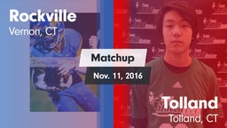 Matchup: Rockville vs. Tolland  2016