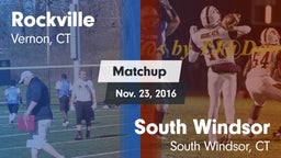 Matchup: Rockville vs. South Windsor  2016