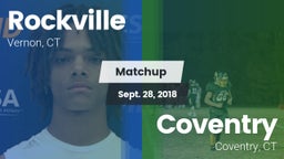 Matchup: Rockville vs. Coventry  2018