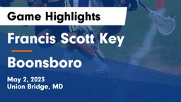 Francis Scott Key  vs Boonsboro  Game Highlights - May 2, 2023
