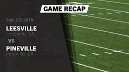 Recap: Leesville  vs. Pineville  2016