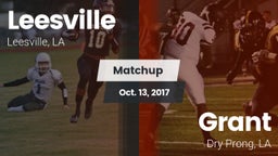 Matchup: Leesville vs. Grant  2017