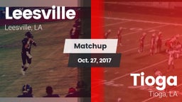 Matchup: Leesville vs. Tioga  2017