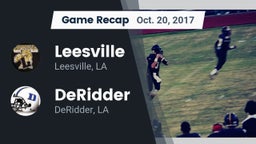 Recap: Leesville  vs. DeRidder  2017