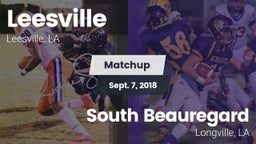 Matchup: Leesville vs. South Beauregard  2018